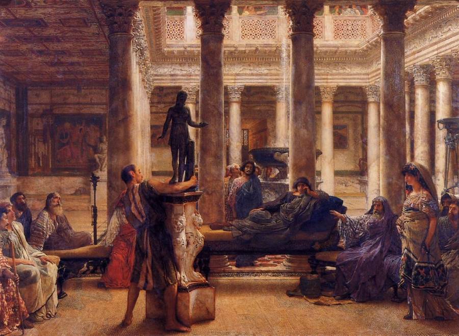 Alma-Tadema Lawrence - Un amateur d-art romain 2.jpg